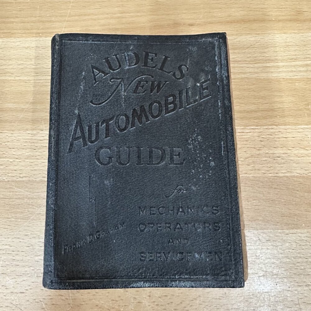 Vintage 1942 Audel's New Automobile Guide for Mechanics by Frank D. Graham